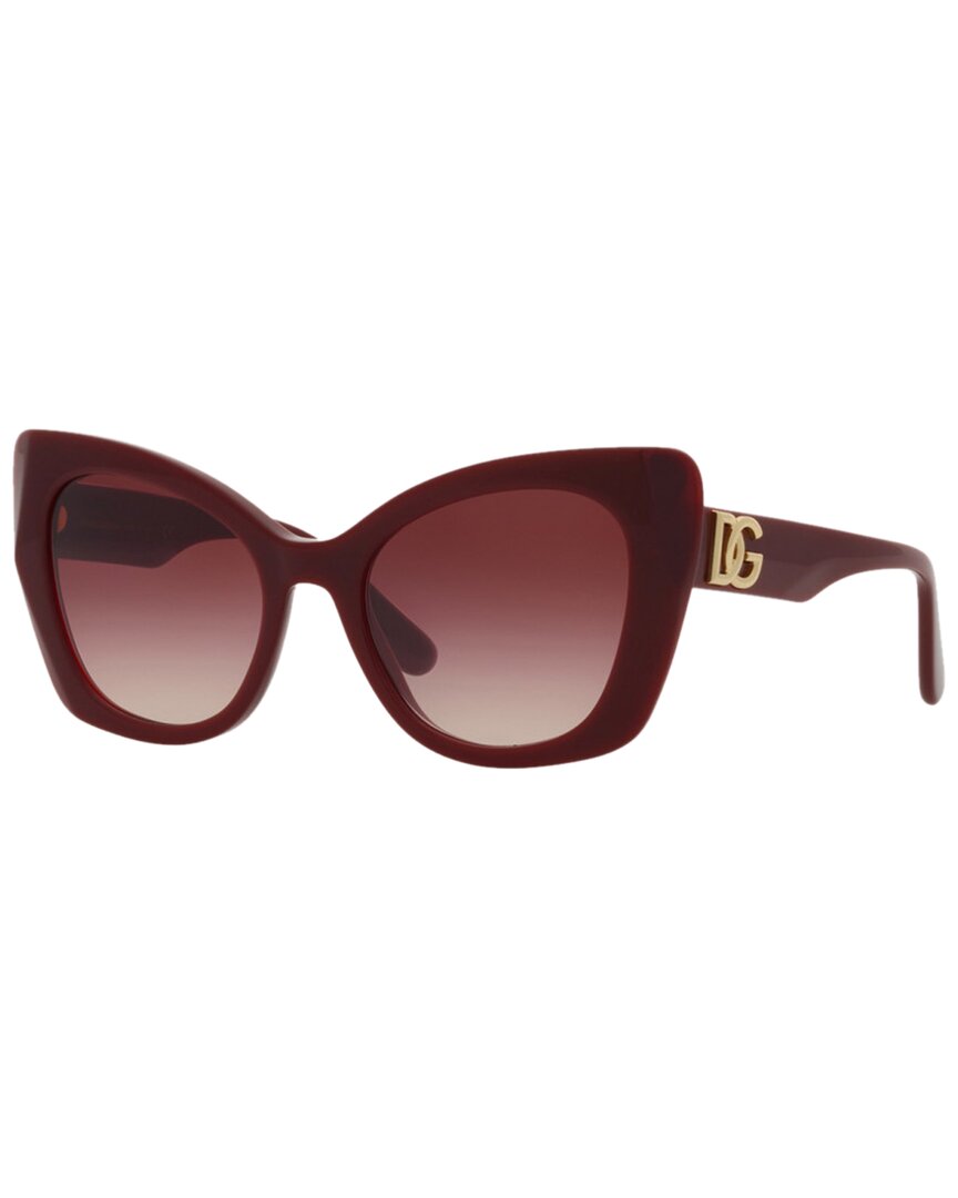 Shop Dolce & Gabbana Women's Dg4405 53mm Sunglasses In Red