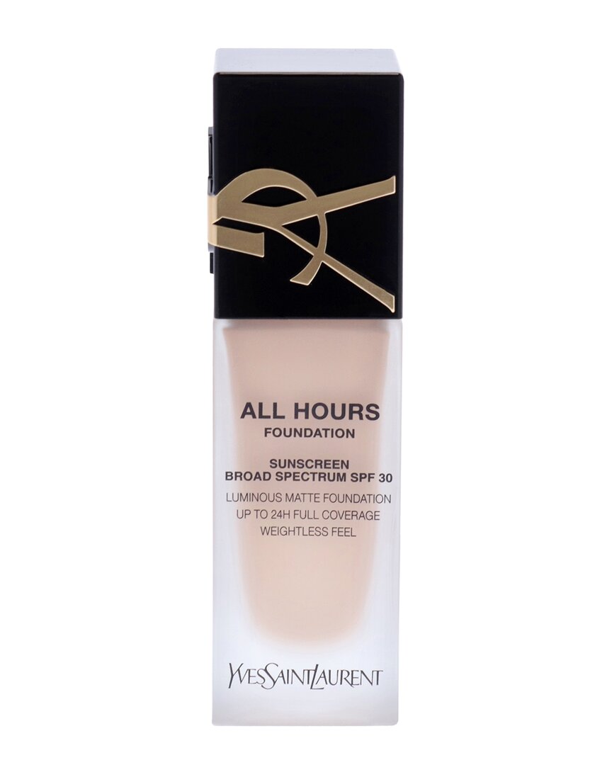 Saint Laurent Yves  Women's 0.84oz Ln8 Light Neutral All Hours Foundation Spf  30 In White