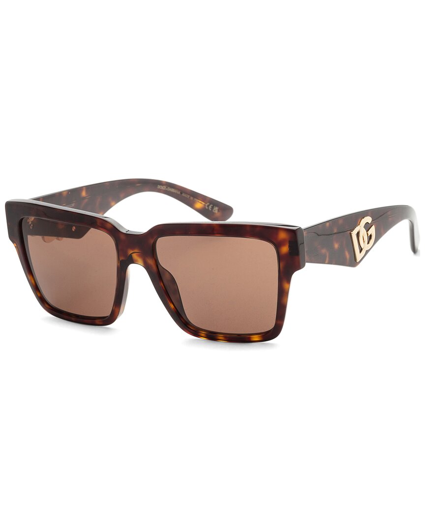 Dolce & Gabbana Women's Dg4436 55mm Sunglasses In Brown