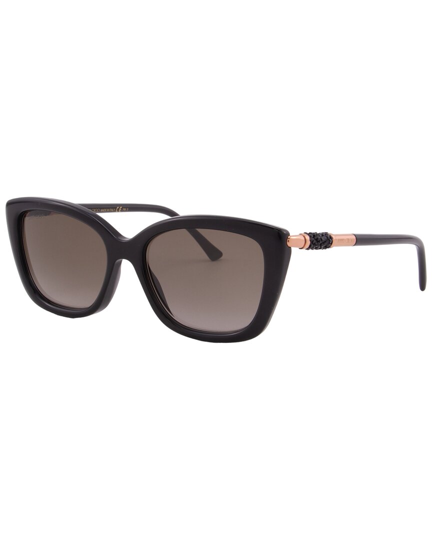 Shop Jimmy Choo Women's Adah/s 54mm Sunglasses In Black