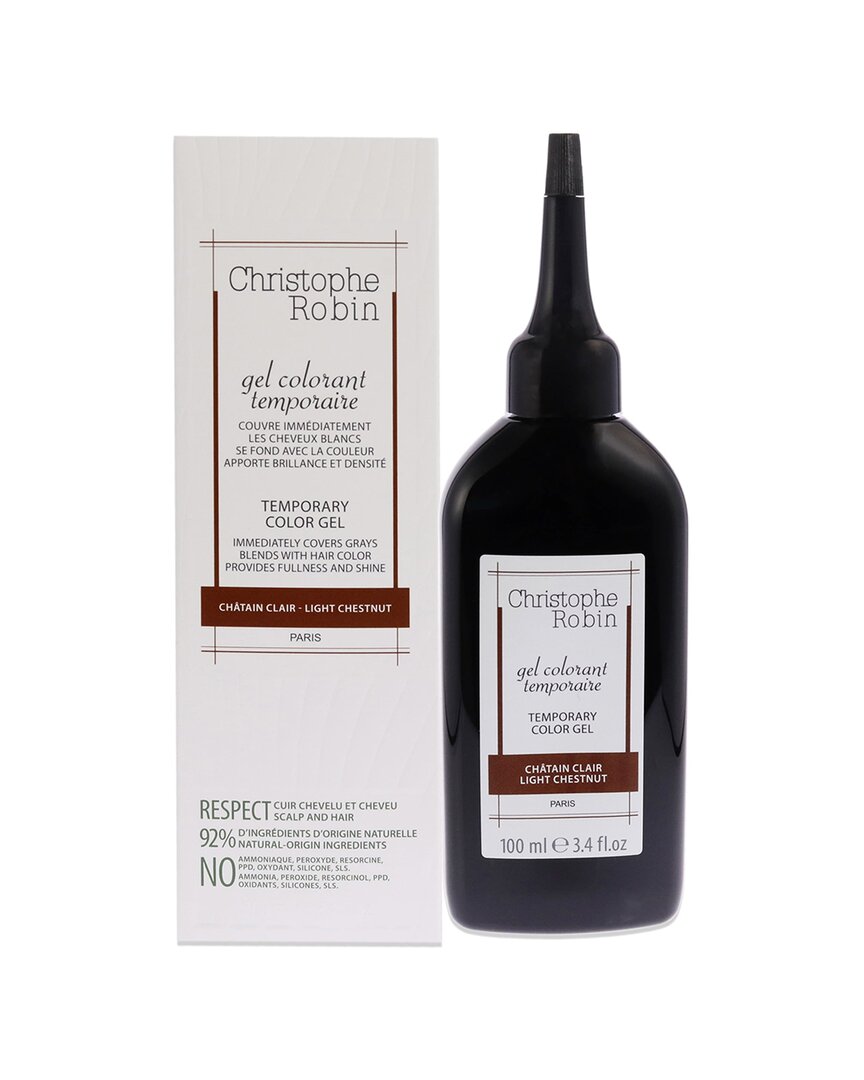 CHRISTOPHE ROBIN CHRISTOPHE ROBIN UNISEX 3.4OZ LIGHT CHESTNUT TEMPORARY COLOR GEL 