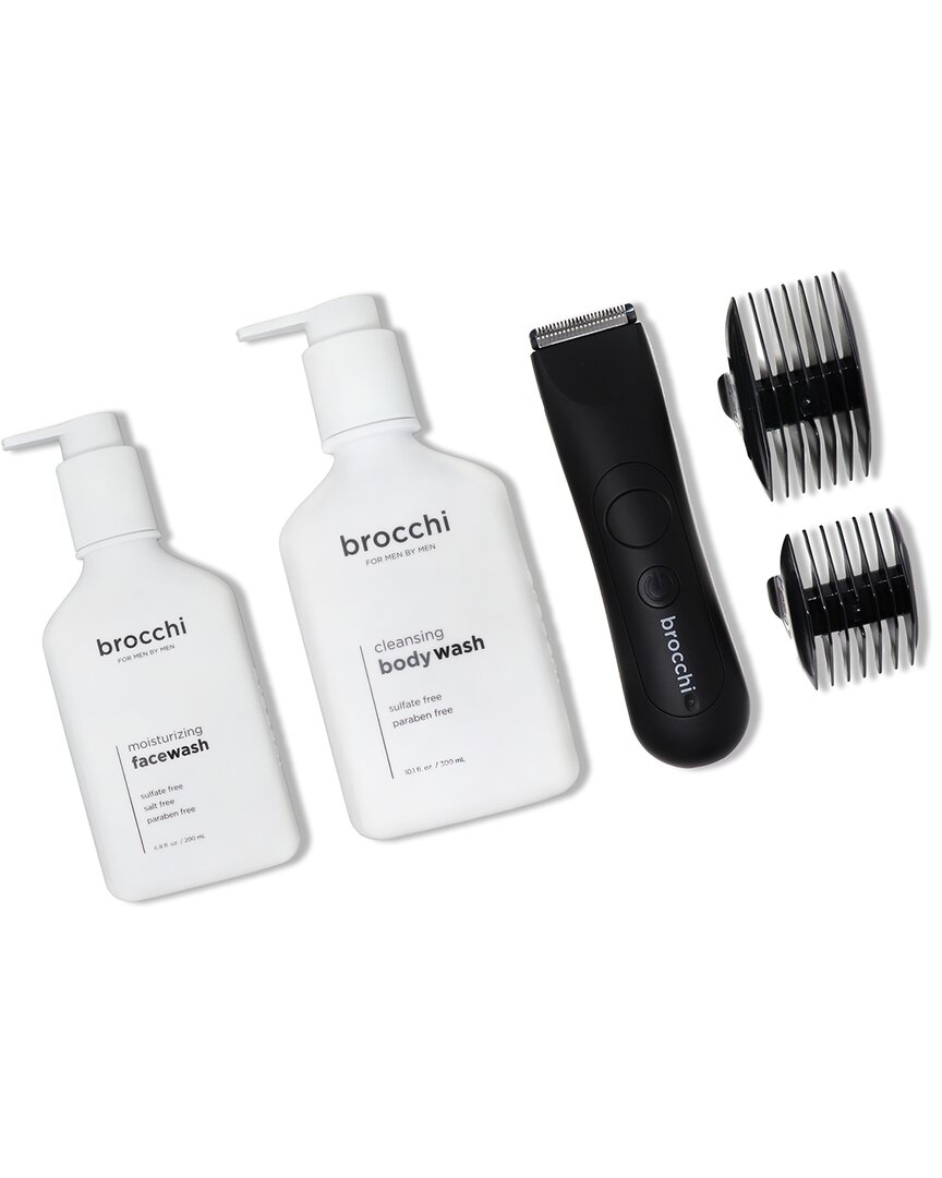 Sebastian Brocchi Brocchi Waterproof Usb Trimmer + Moisturizing Face Wash & Cleansing Body Wash