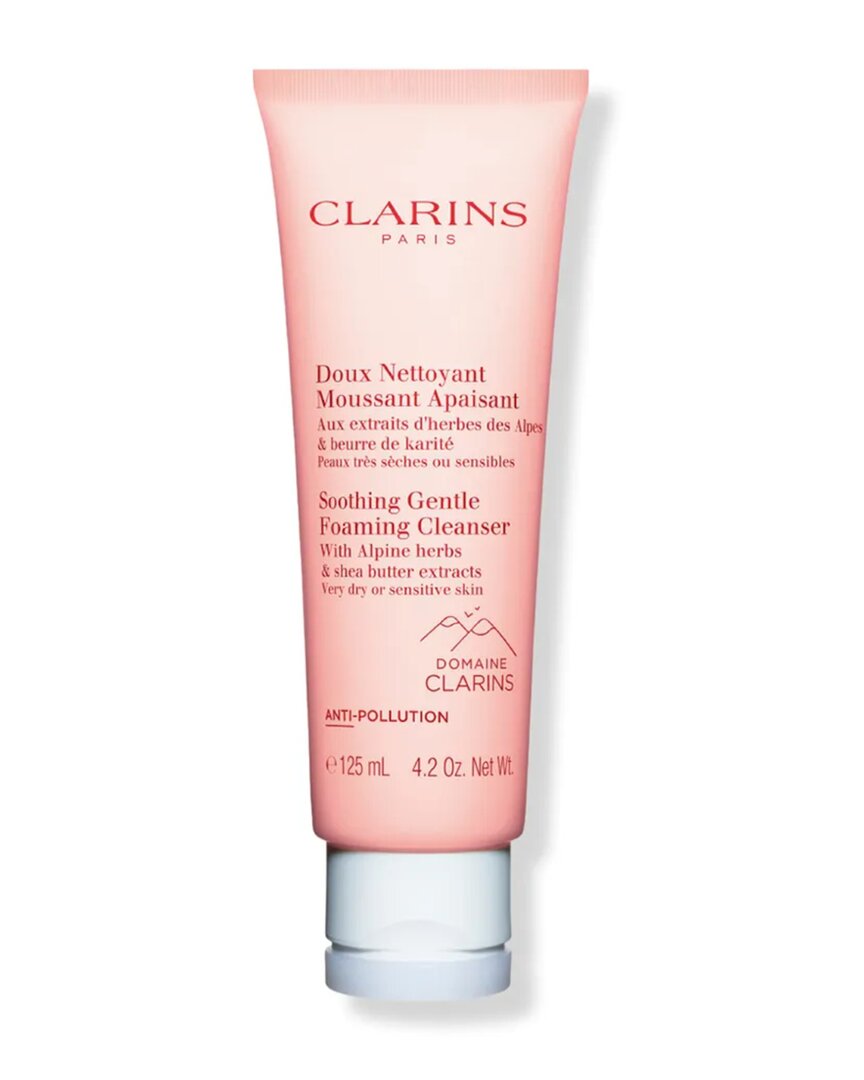 Clarins Women's 4.2oz Soothing Gentle Foaming Cleanser In White
