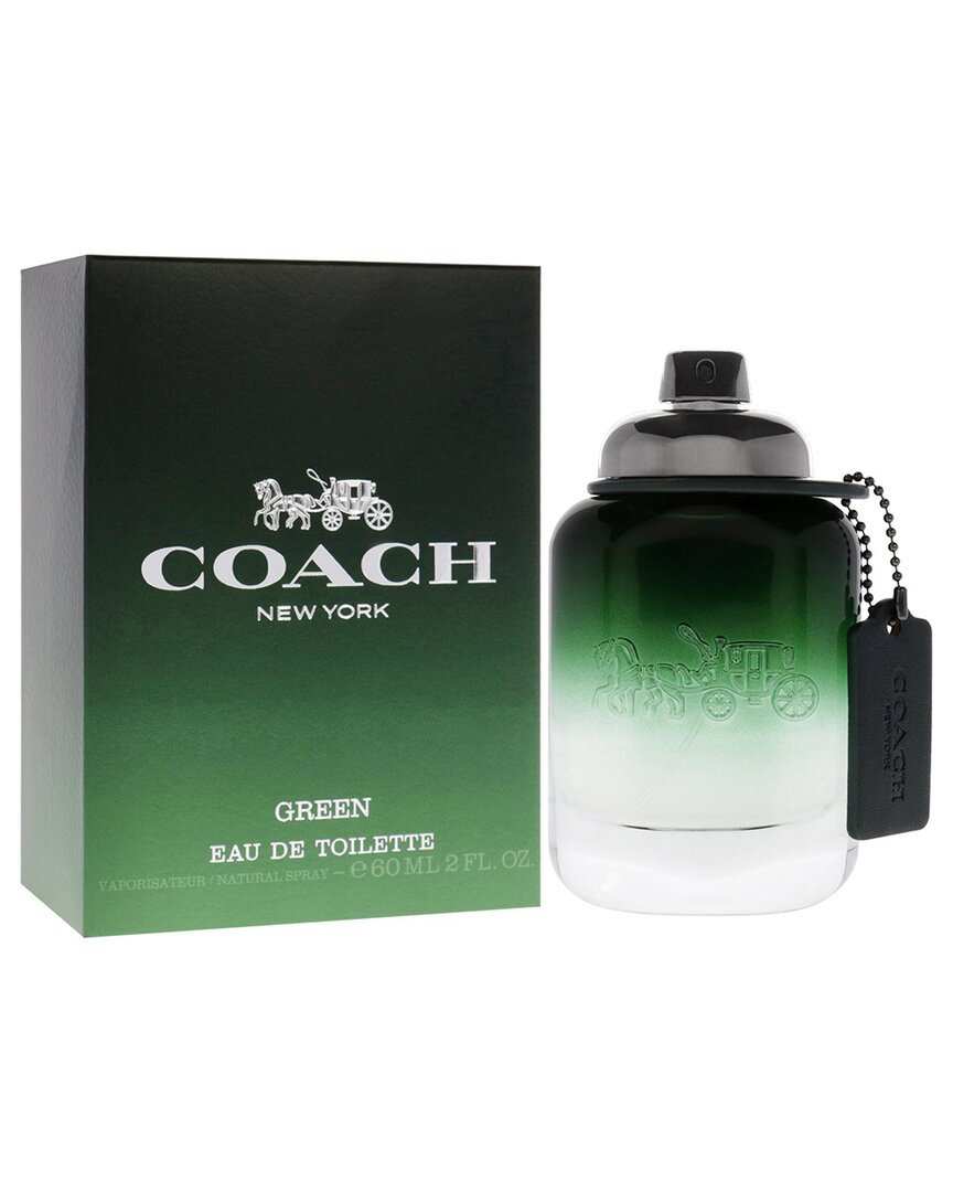 Coach Men's 2oz Green Edt In Multi