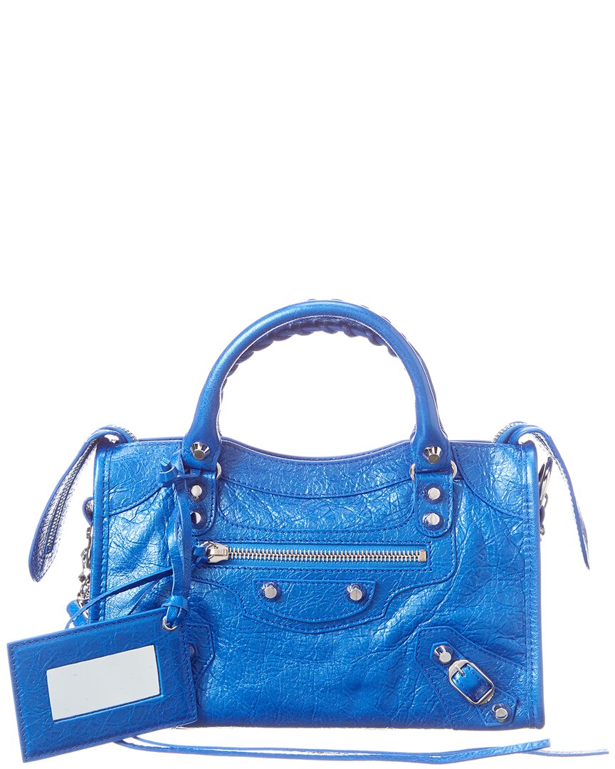 balenciaga classic city mini leather shoulder bag