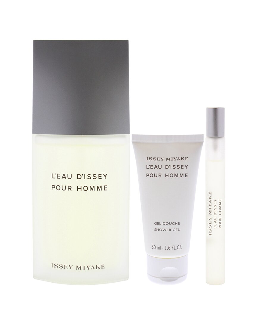 Issey Miyake Men's L'eau D'issey 3pc Gift Set