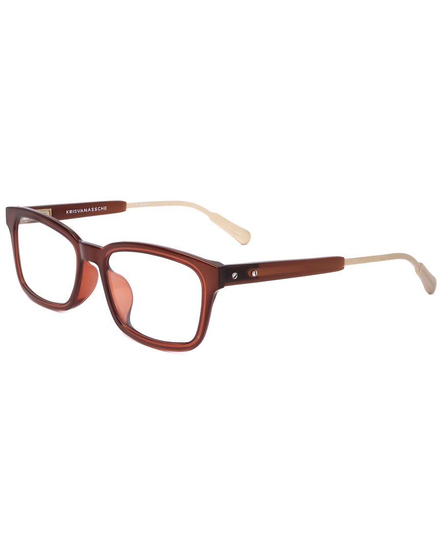 Kris Van Assche By Linda Farrow Unisex Kva67 53mm Optical Frames