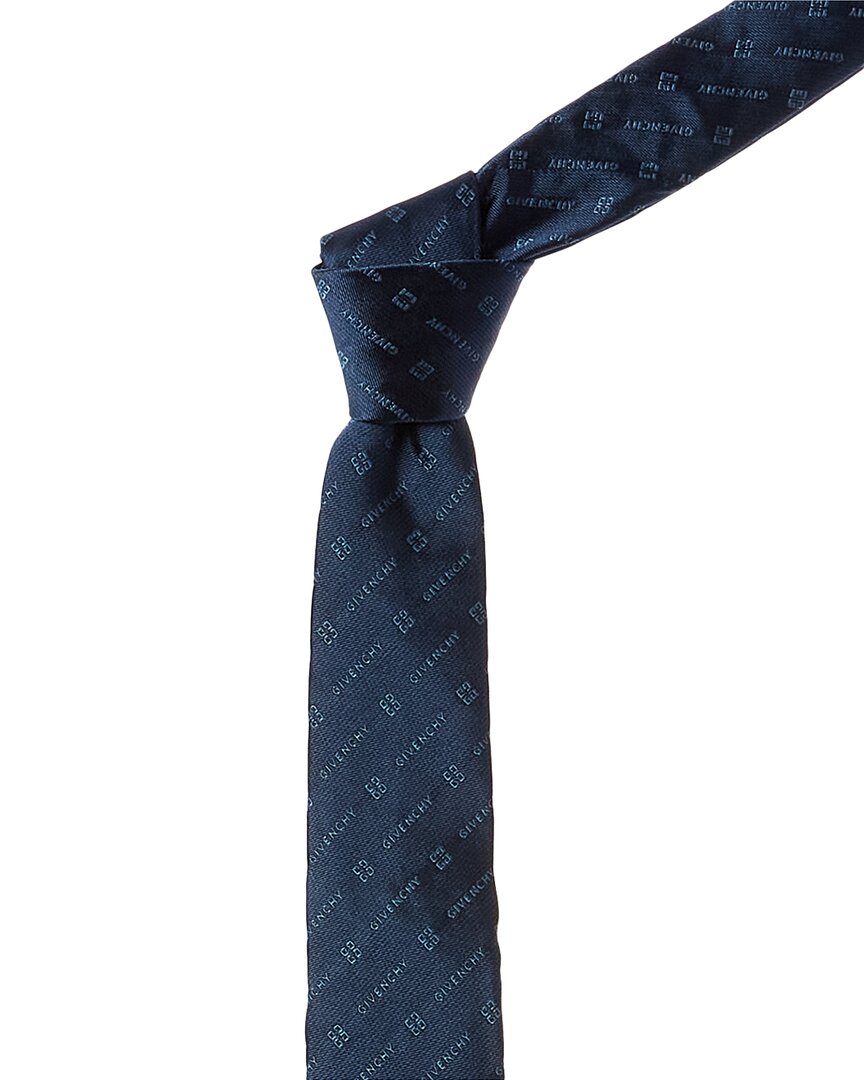 Givenchy Diagonal Logo Silk Tie