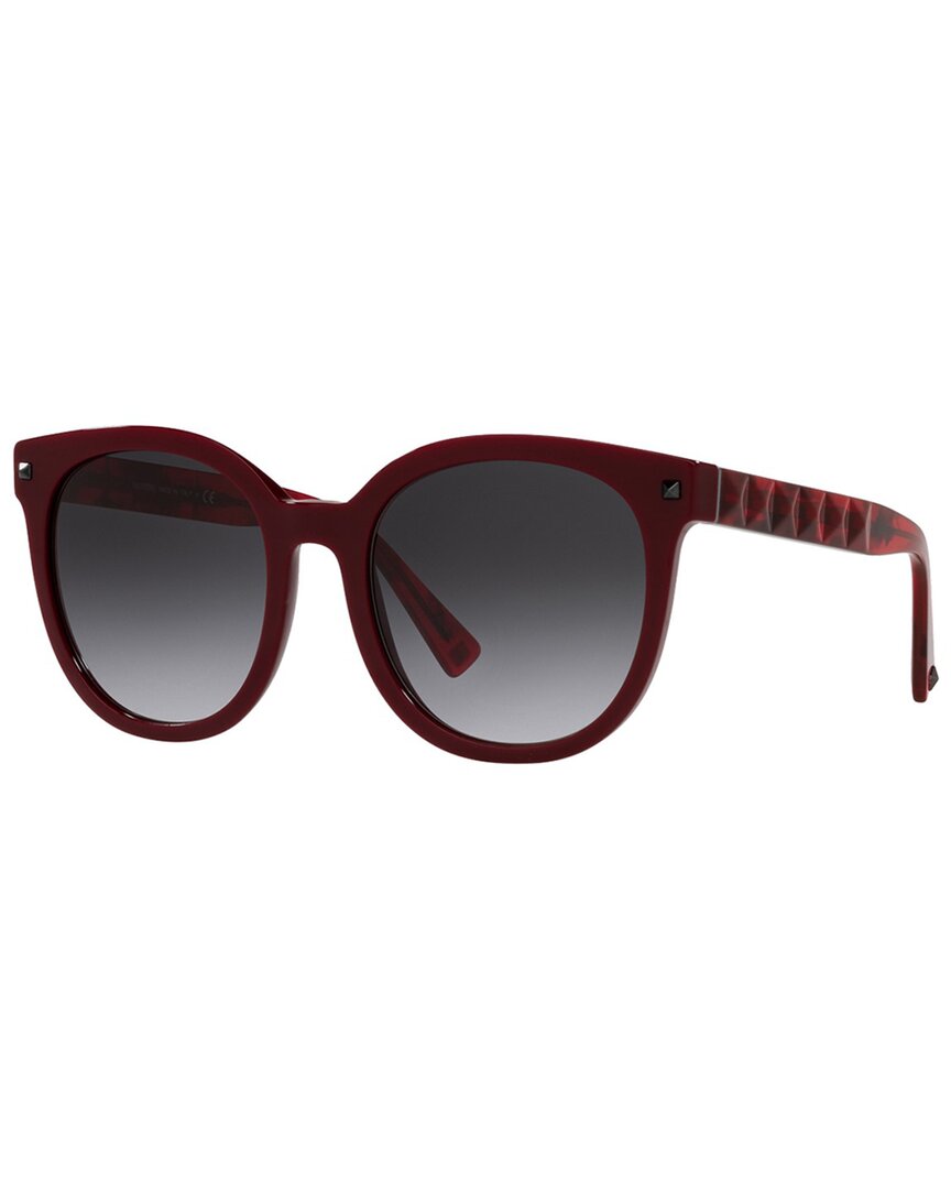 Shop Valentino Women's Va4083f 57mm Sunglasses In Grey