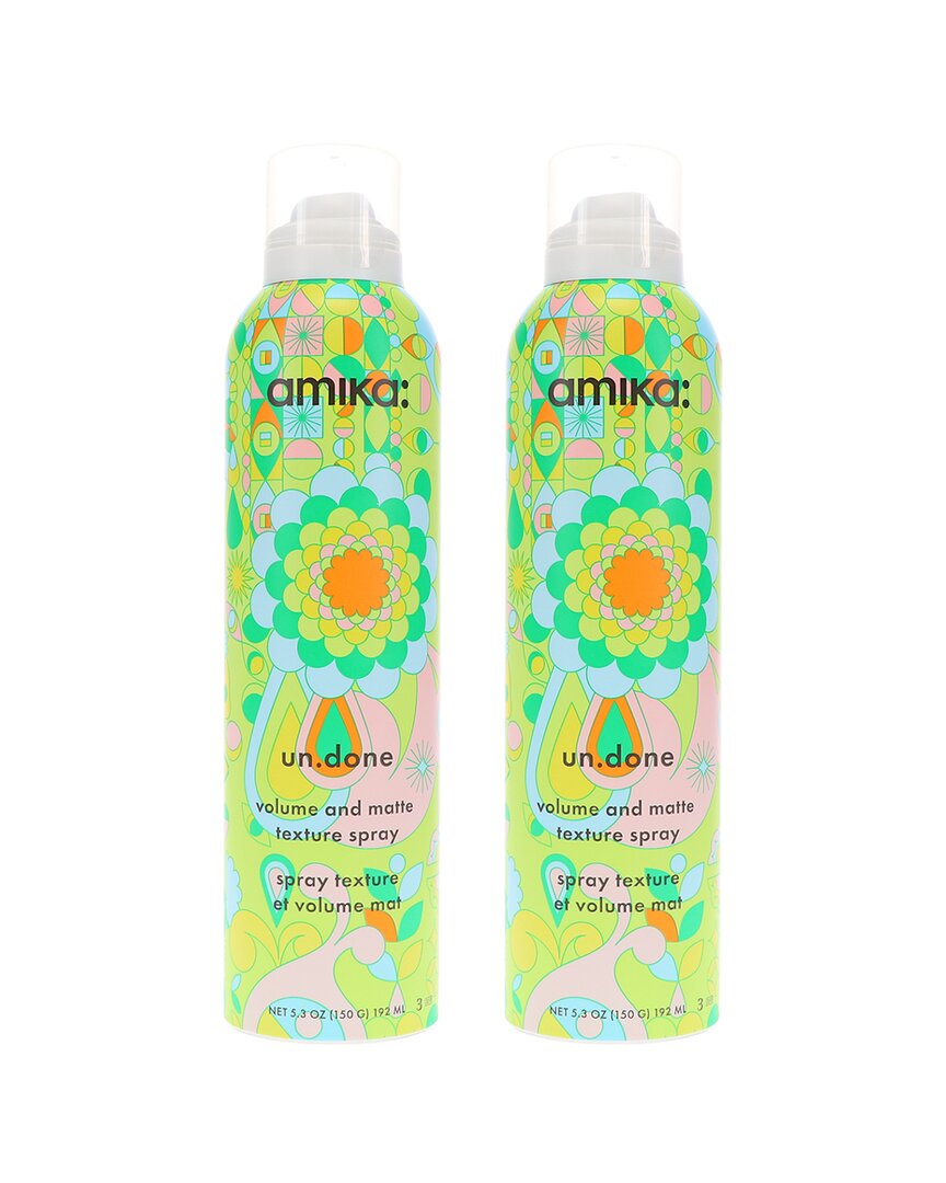 Amika 5.3oz Un.done Volume And Matte Texture Spray 2 Pack