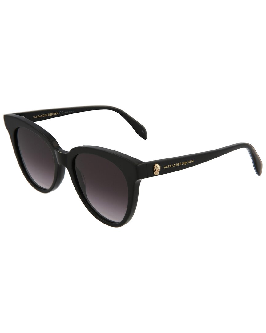 Alexander Mcqueen Women's Am0159s 53mm Sunglasses In Black