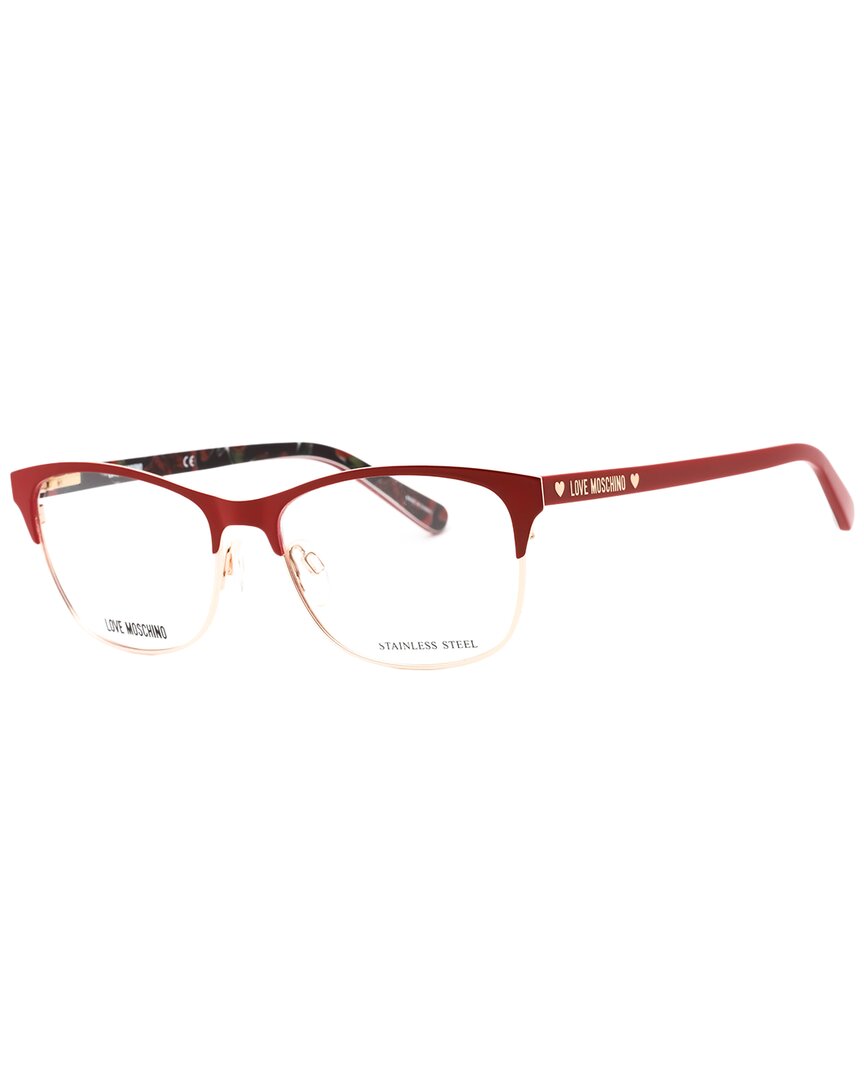 Moschino Women's Mol526 53mm Optical Frames Red/cl