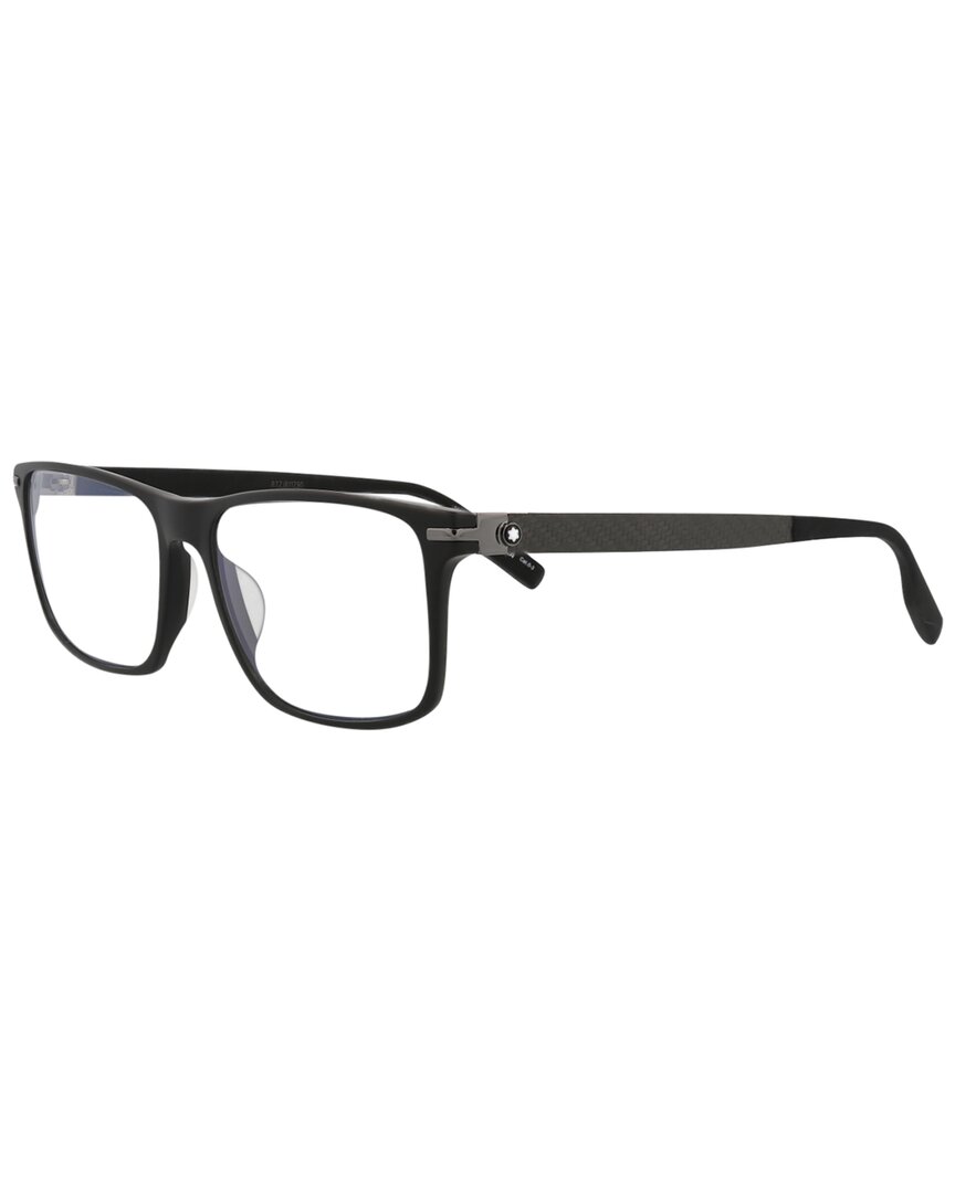Montblanc Men's Mb0249s 59mm Sunglasses Black Blac