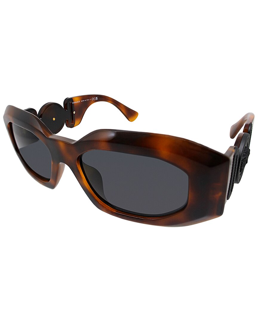 Shop Versace Unisex Ve4425u 54mm Sunglasses In Brown