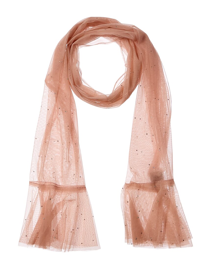 Shop Saachi Glamazon Sheer Crystal Scarf