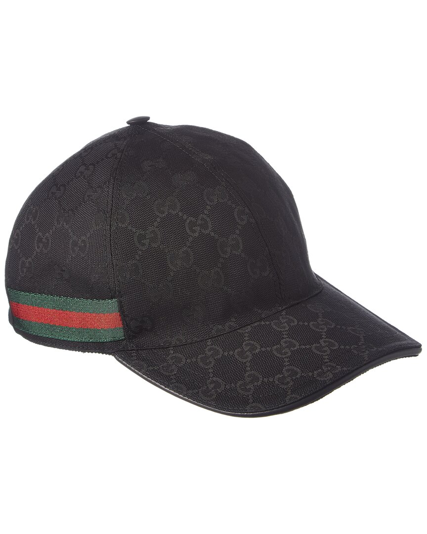 GUCCI GUCCI ORIGINAL GG WEB CANVAS BASEBALL HAT