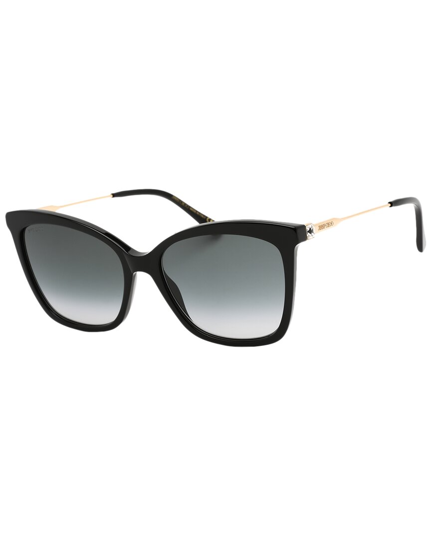 Jimmy Choo Women's Maci/s 55mm Sunglasses In Black