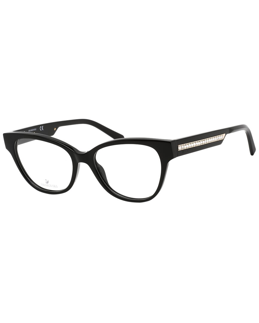 Shop Swarovski Women's Sk5392 51mm Optical Frames In Black