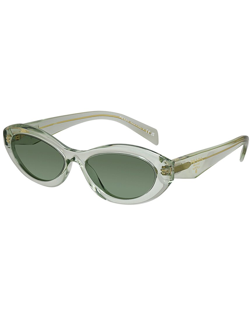 Prada Women's Pr26zs 55mm Sunglasses In Green