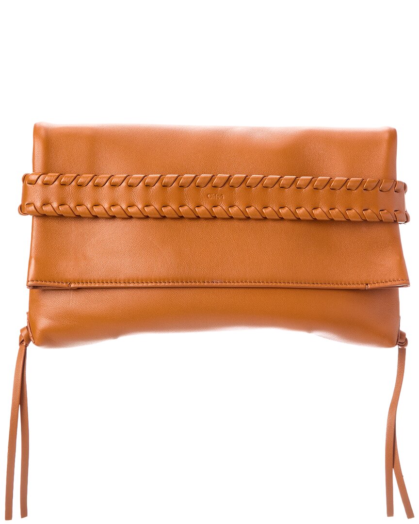 Chloé Mony Leather Clutch