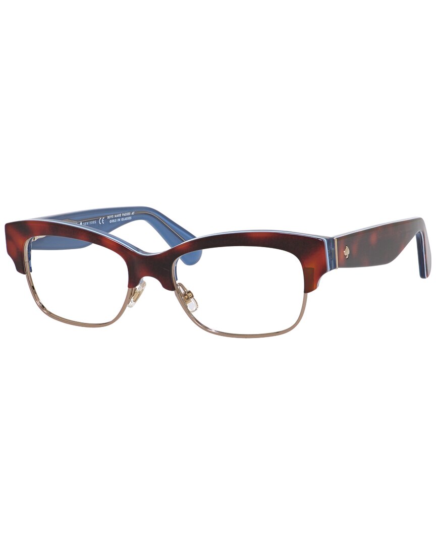 Kate Spade New York Women's Shantal 52mm Optical Frames In Brown