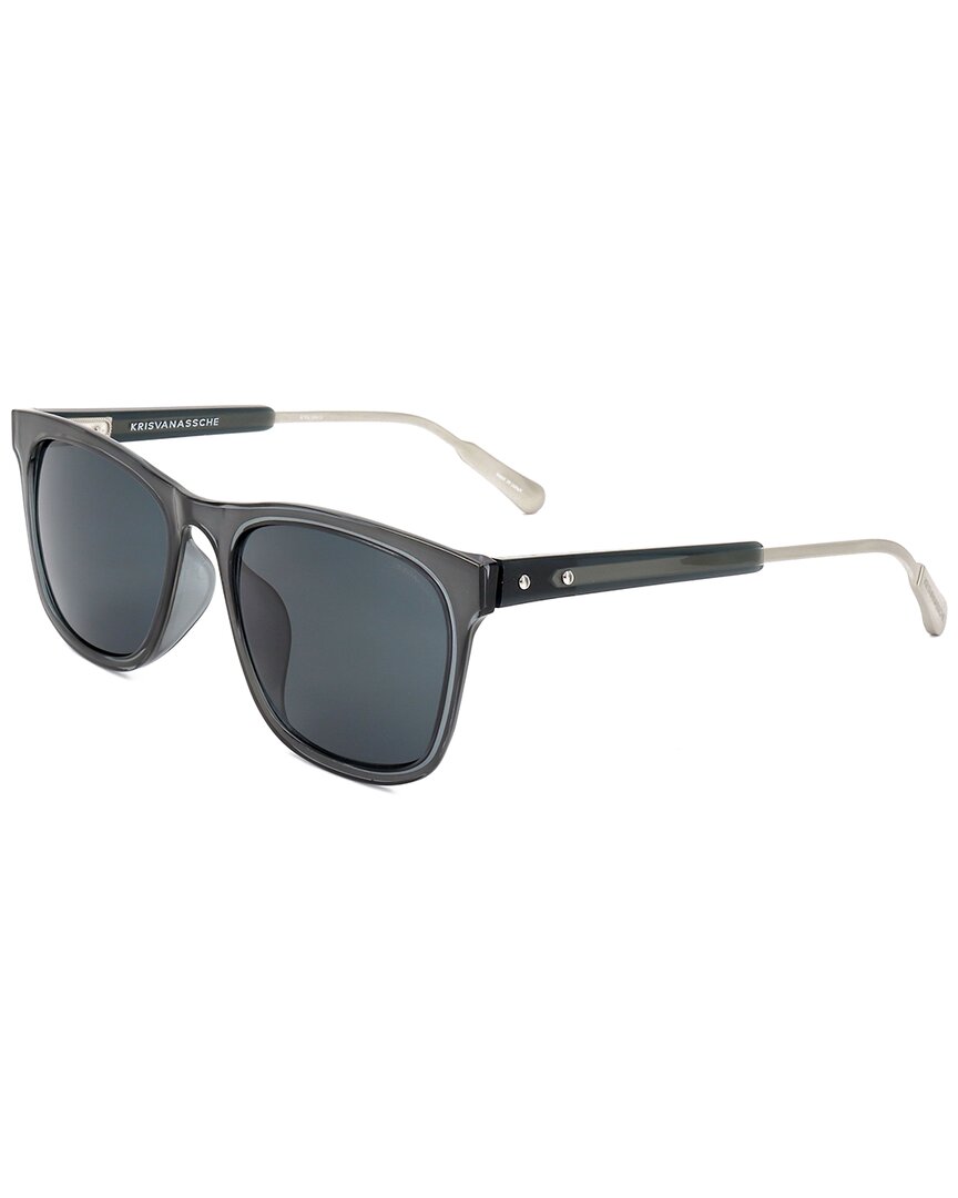 Shop Kris Van Assche By Linda Farrow Gallery Kris Van Assche By Linda Farrow Unisex Kva59 54mm Sunglasses In Grey