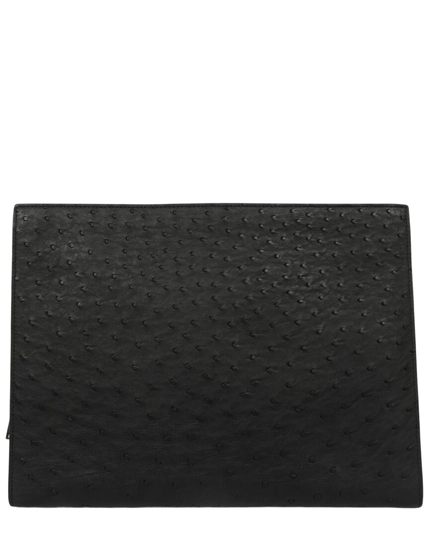 Bottega Veneta Nappa Leather Laptop Sleeve In Black