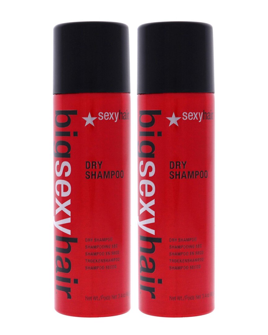 Sexy Hair Unisex 3.4oz Big  Dry Shampoo - Pack Of 2 In Transparent