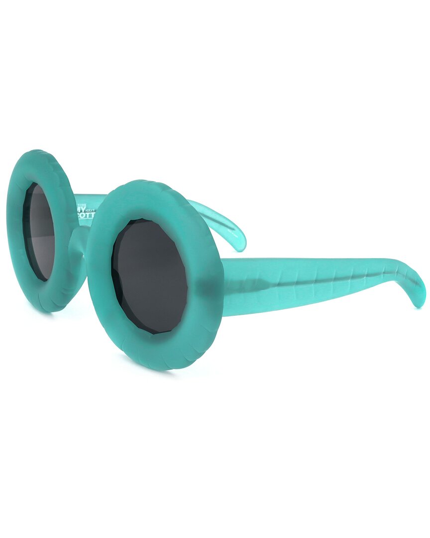 Linda Farrow Jeremy Scott By Unisex Jspool 48mm Sunglasses In Blue