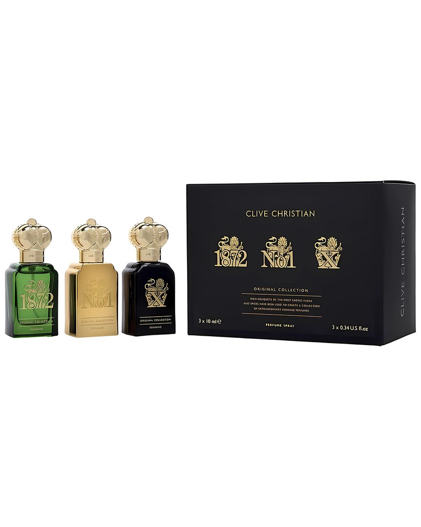 Clive Christian Women's 0.34oz Original Collection Travellers 3pc Set