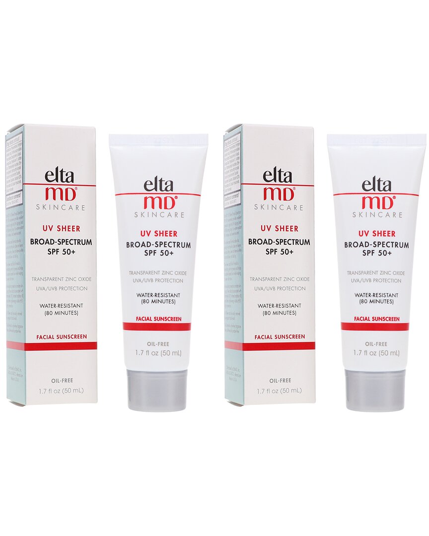Eltamd 1.7oz Uv Sheer Broad-spectrum Spf 50+ 2 Pack