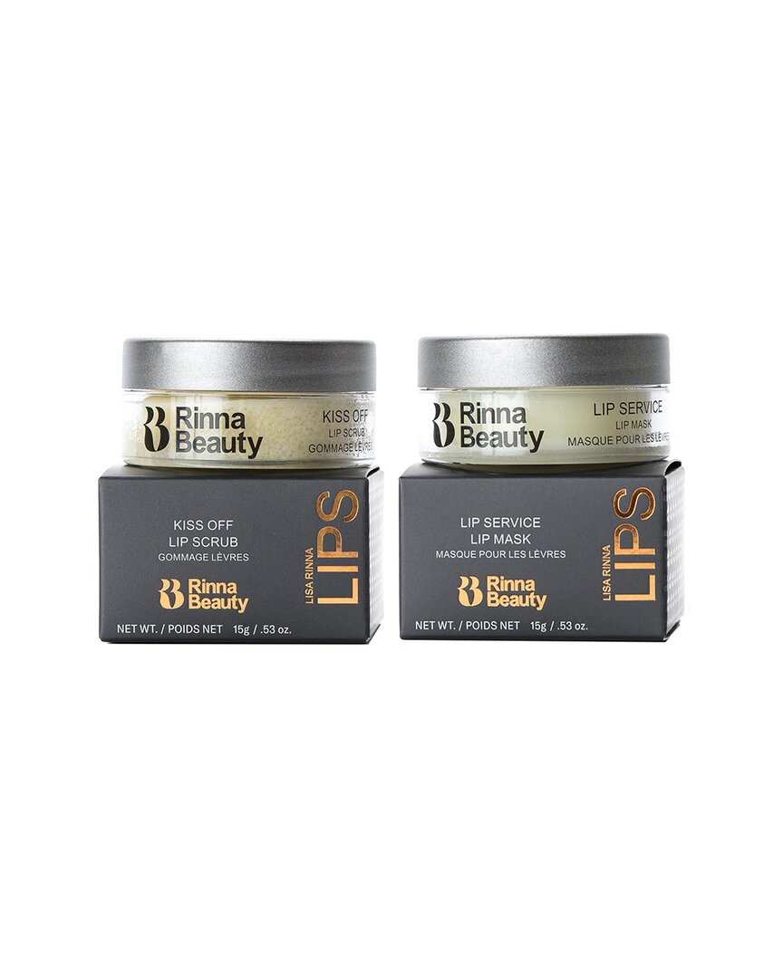 Rinna Beauty Icon Duo Lip Mask Lip Service/lip Scrub Set In Green