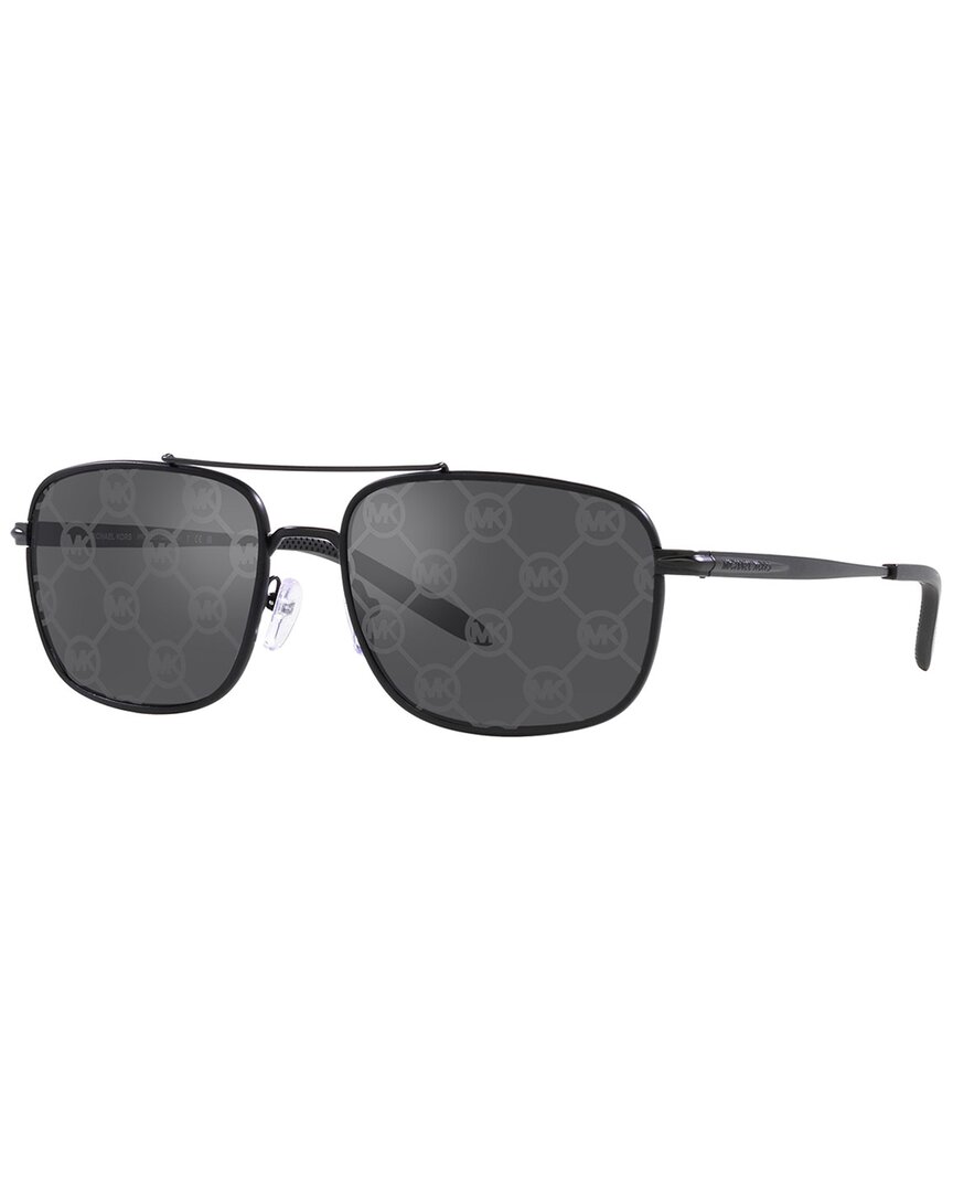 Michael Kors Men's Mk1133j 60mm Sunglasses In Black