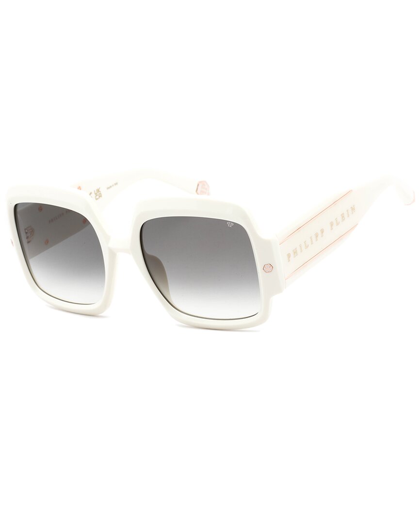 Philipp Plein Women's Spp038m 56mm Sunglasses In White