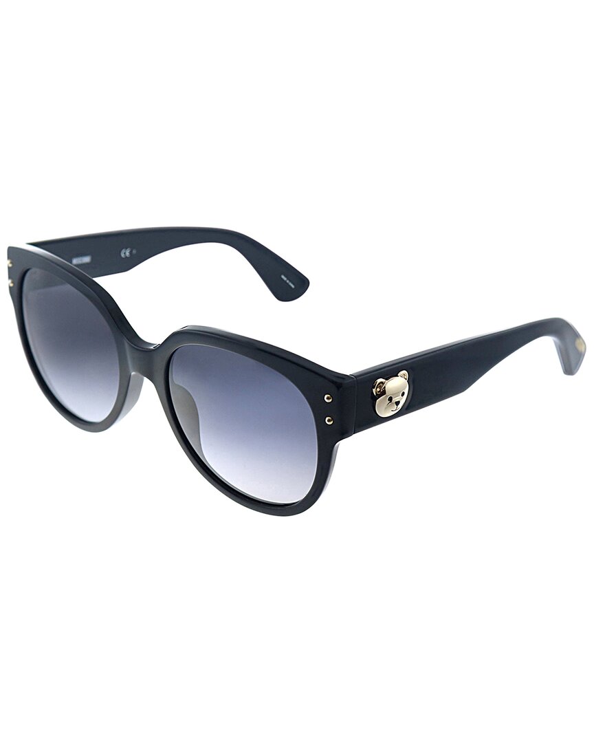 Shop Moschino Women's Mos013/s 56mm Sunglasses In Black