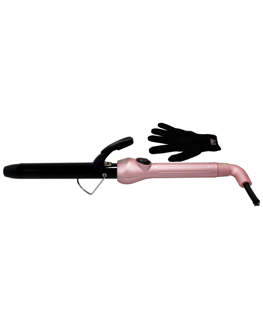 Aria Beauty Women's Rose Gold Curling Iron In White