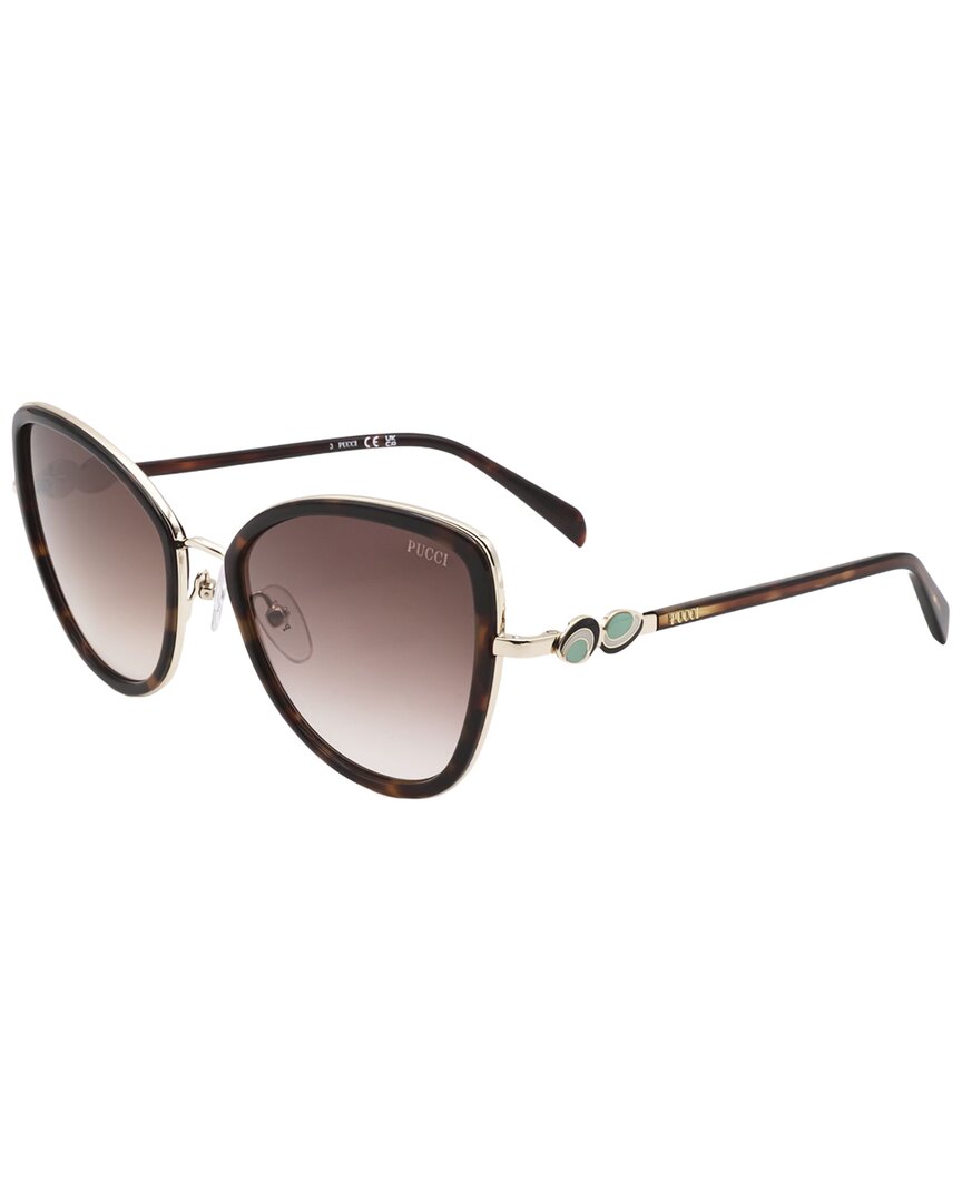 Pucci Women's 57mm Sunglasses In Brown
