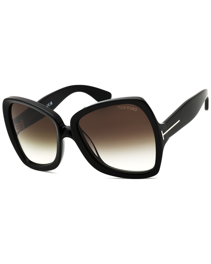 Tom Ford Women's Ft1222 60mm Sunglasses In Black