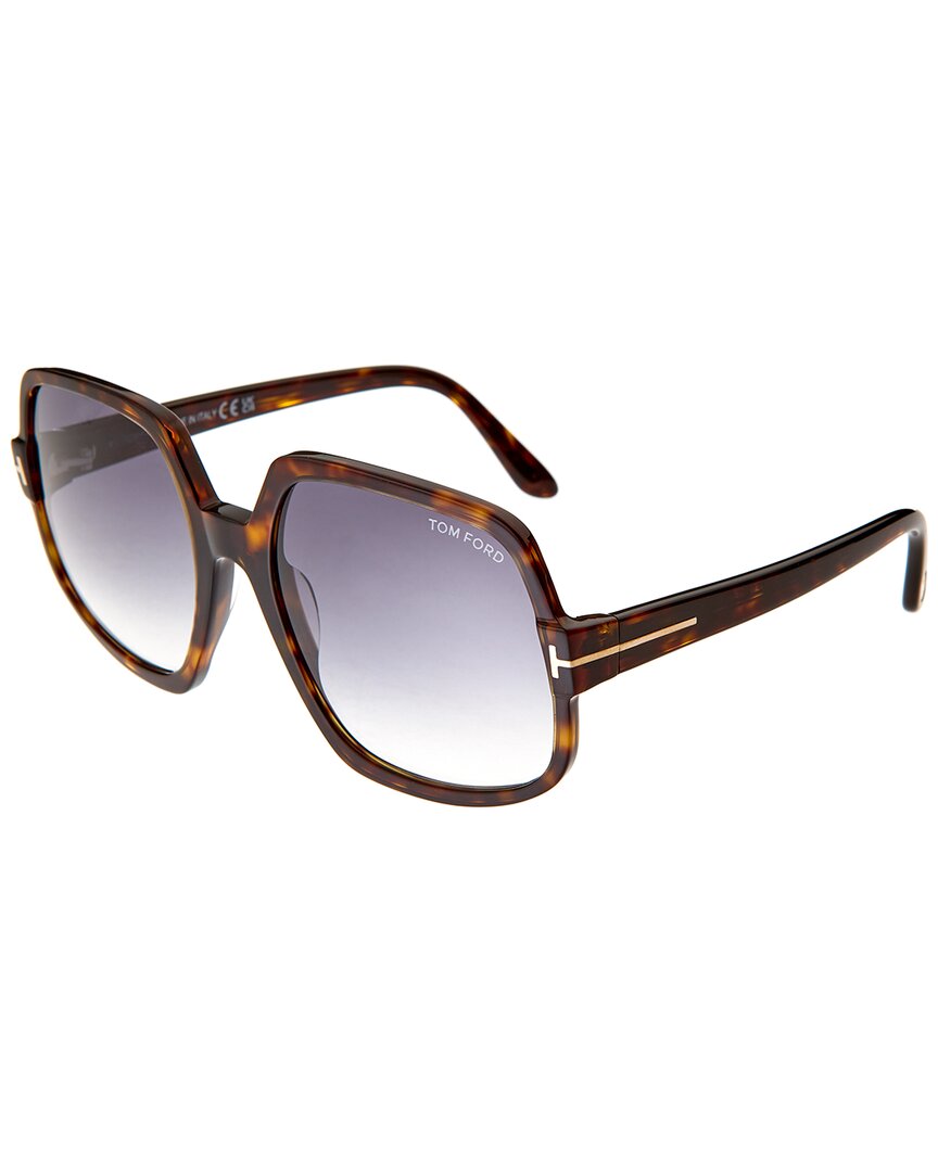 Tom Ford Women's Delphine 60mm Sunglasses In Gray