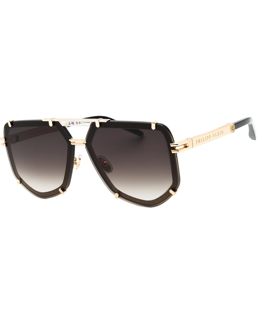 Chopard Philipp Plein Unisex Legacy 66mm Sunglasses In Pink