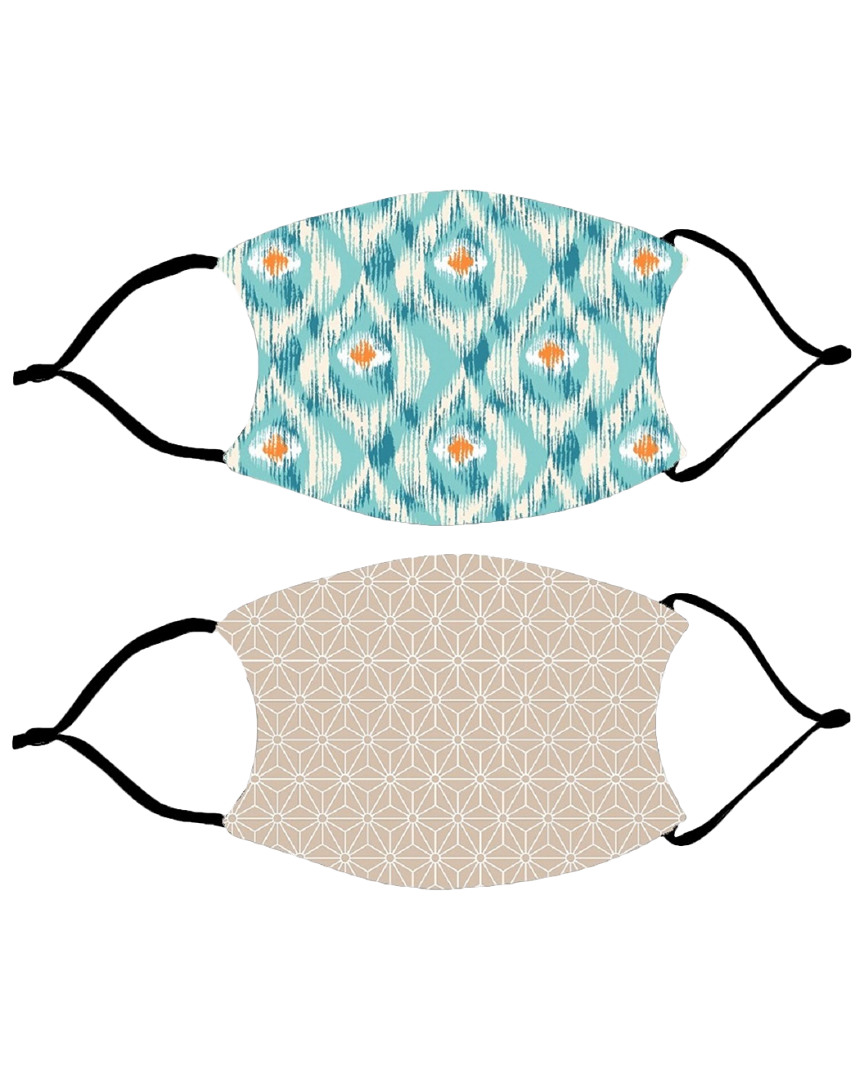 Monogramonline Set Of 2 Cloth Face Masks