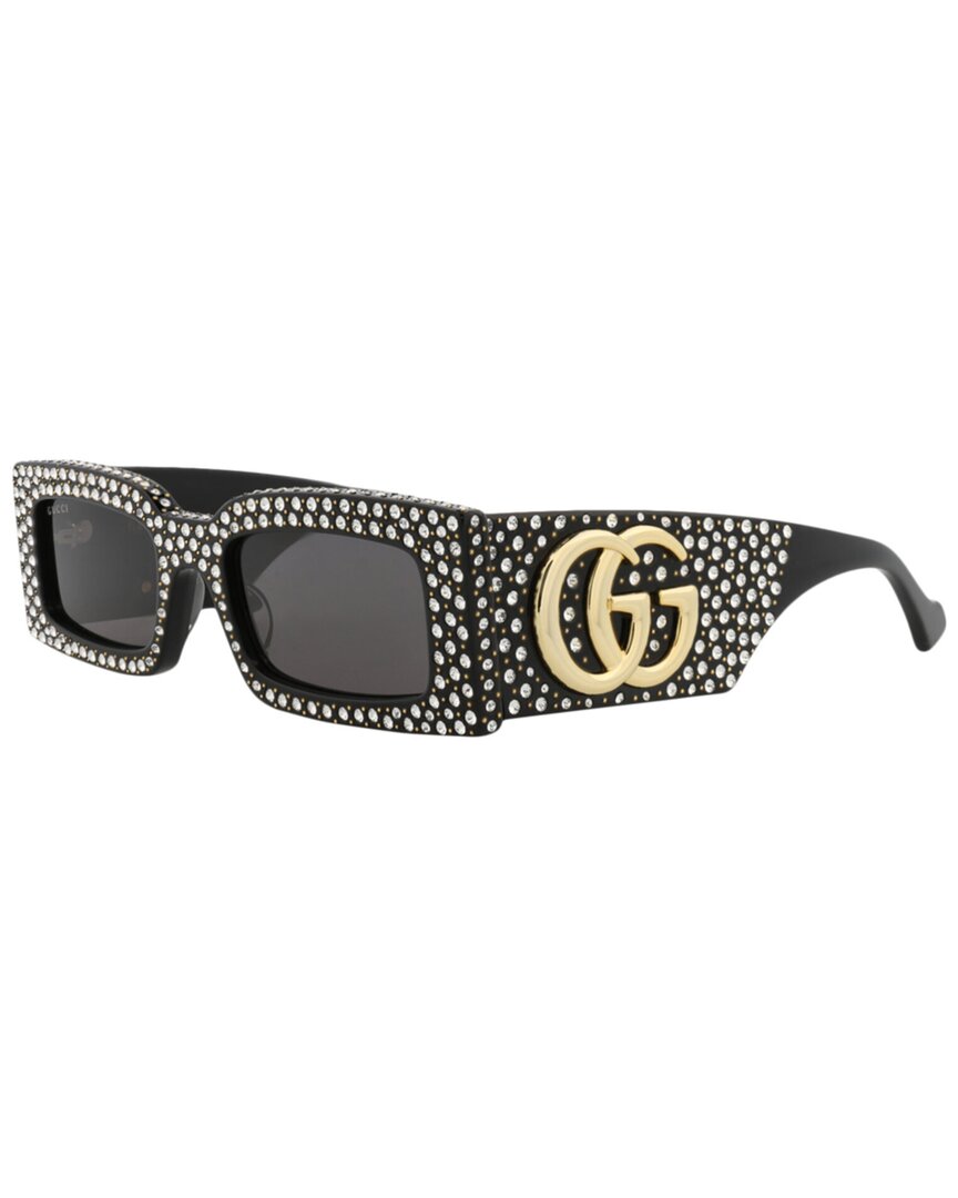 Gucci Women Embellished Acetate Sunglasses In Black