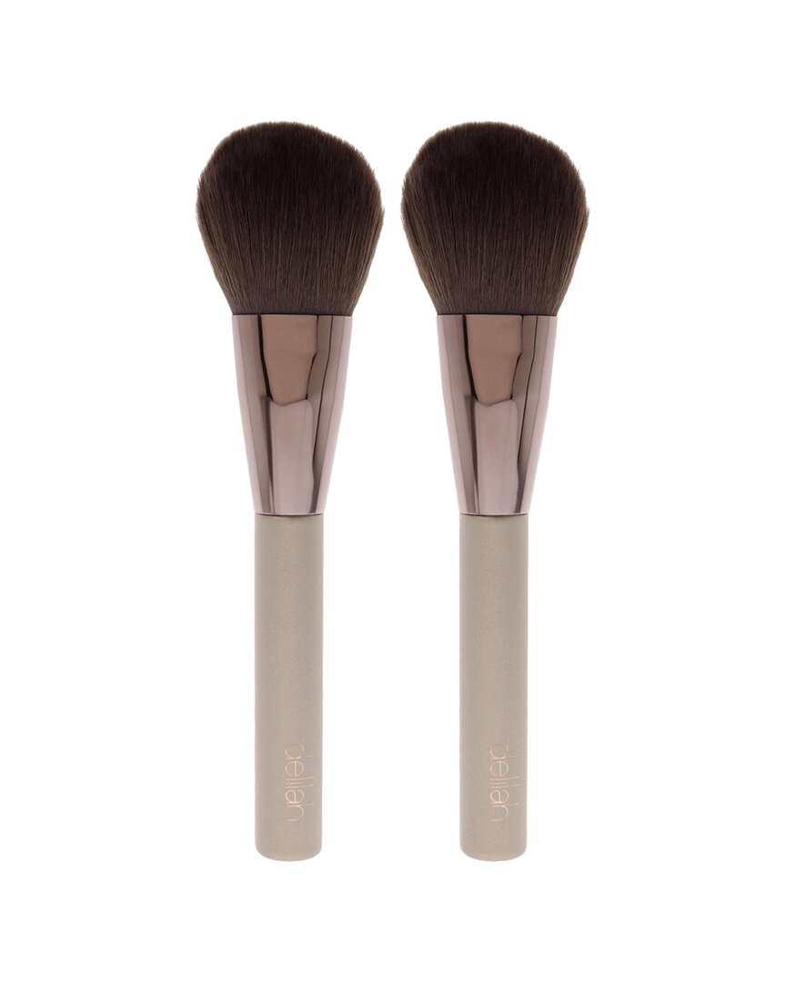Delilah Women's Br02 Large Powder Brush Pack Of 2 In Neutral