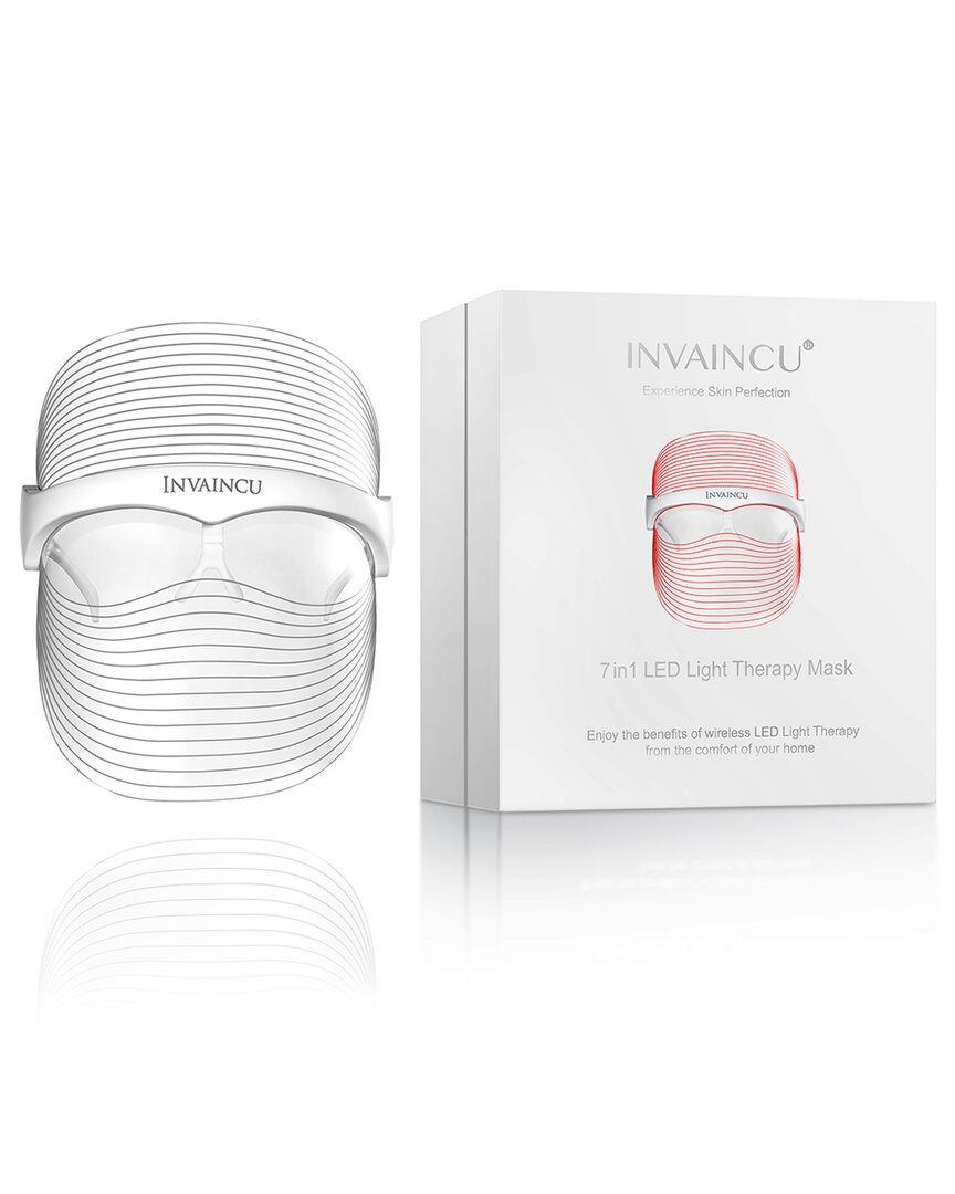 Invaincu 7-in-1 Led Light Therapy Mask In White