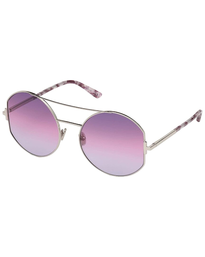 Tom Ford Unisex Ft0782 60mm Sunglasses In Silver