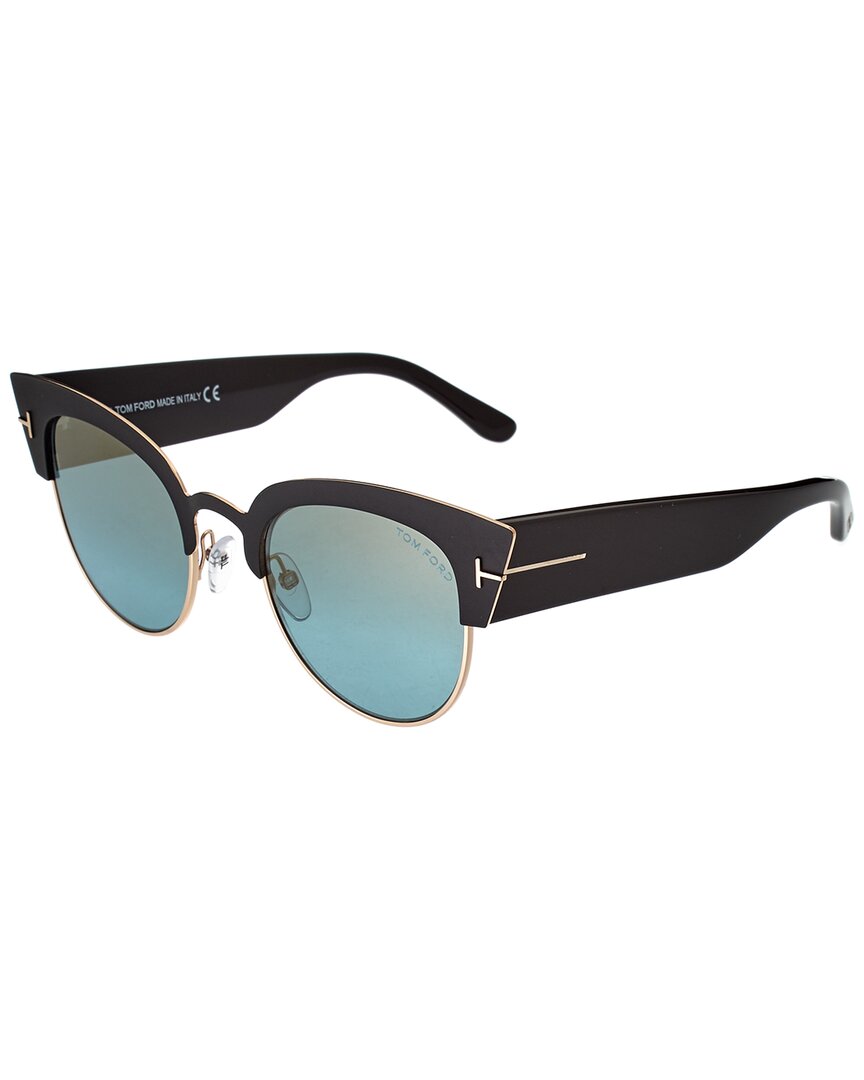 Tom Ford Women's Alexandra Ft0607 51mm Sunglasses In Black
