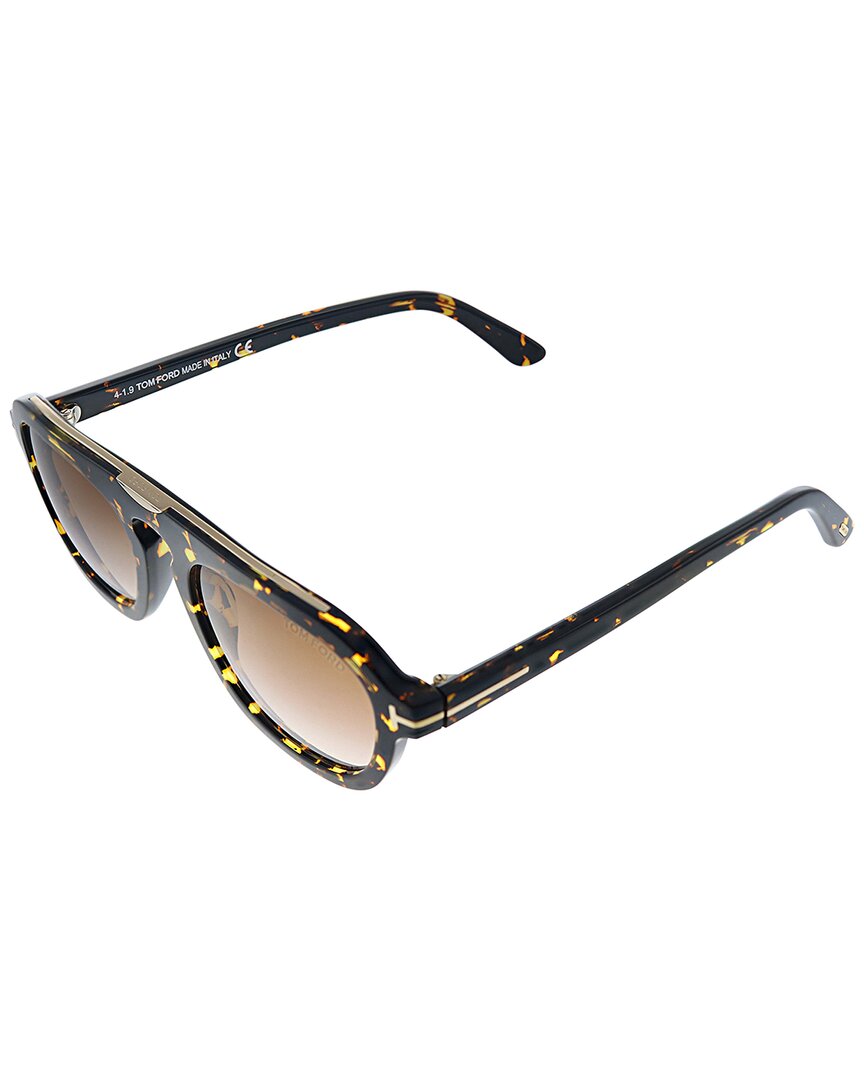 Shop Tom Ford Men's Sebastian 53mm Sunglasses In Brown