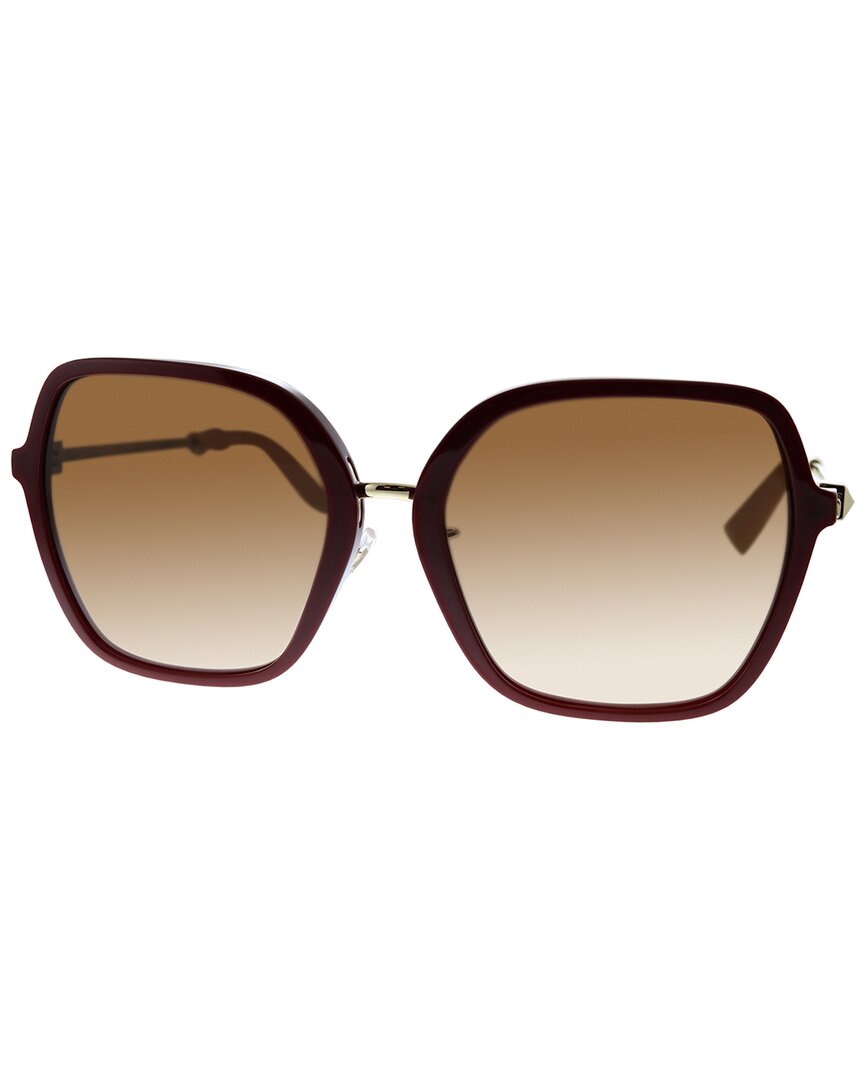 Valentino Women's Va4077f 57mm Sunglasses In Brown