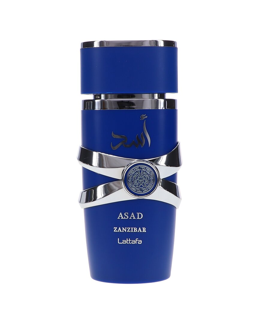 Lattafa Perfumes Unisex 3.4oz Asad Zanzibar Eau De Parfum Spray