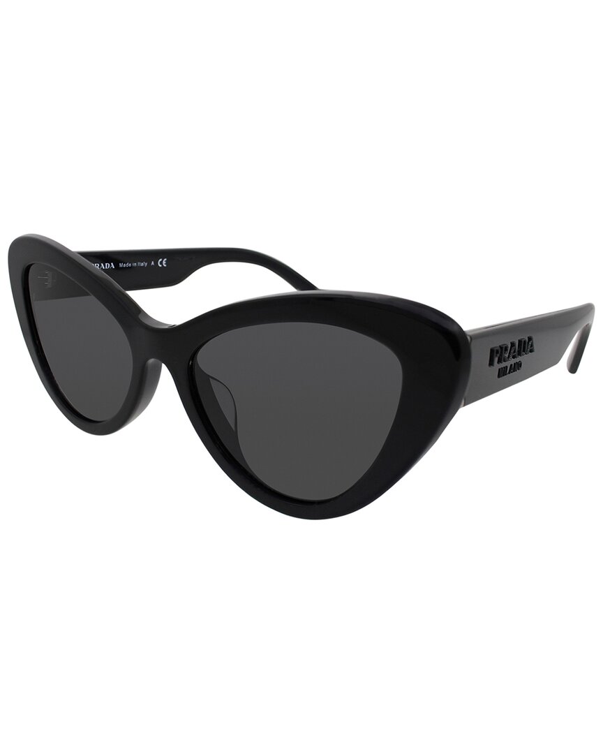 Shop Prada Women's Pr13ysf 54mm Sunglasses In Black